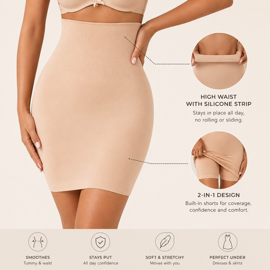 Poised SculptSlip™ 2-in-1 Pant Skirt